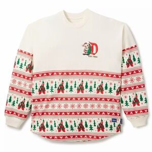 2025 Disneyland Resort Fair Isle Holiday Spirit Jersey SIZE MEDIUM NWT Christmas